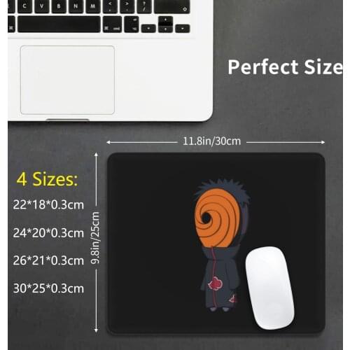 Tobi Comic Mouse Pad DIY Print Anime Manga Japan Japanese Bleach One Piece Kawaii Meme Sasuke