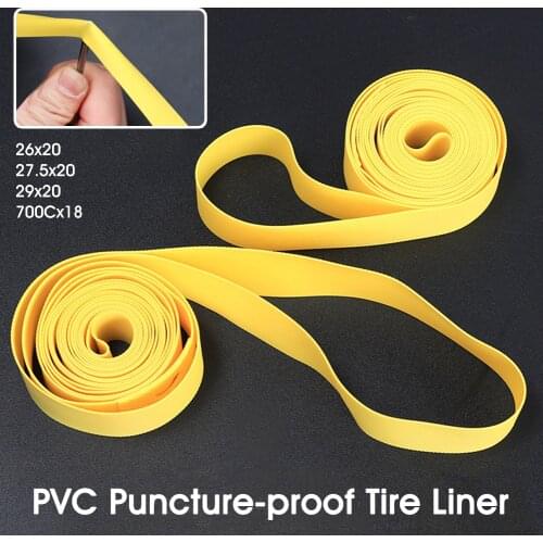 Dropship 1Pair Bike Tier Liner Rim Tape Inner Tube Protector for Mountain Road Bikes Anti-Puncture Tyre Pad, 700c/26"/27.5"/29"