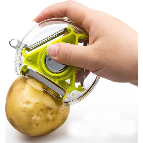 Multifunctional Three-In-One Peeling Artifact, Household Peeling Knife, Kitchen Melon Planing Potato Peeler, Fruit Peeling Knife