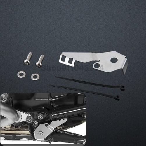 Motorcycle Chrome Stainless Steel Sidestand Guard Side Stand Switch Protector Cover Cap For BMW R1200 2013-2018 14 15 16 17