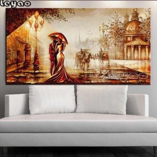 Wonderful Love Diamond Mosaic Full Square 5d Diy Diamond Embroidery round Drill Romantic Couples home art Diamond Painting