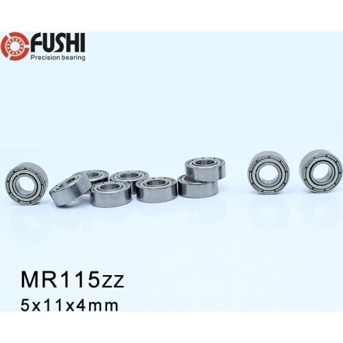 MR115ZZ ABEC-1 (500PCS) 5X11X4mm Miniature Ball Bearings W685ZZ