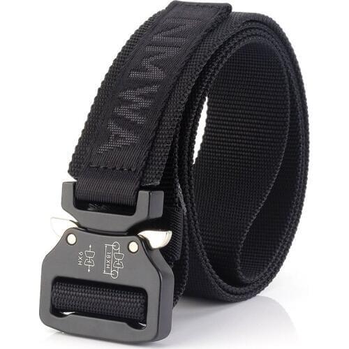 Men Canvas Camouflag Belt Snake Buckle Man Tactical Belt Male Multi-functional Mens Army Belt Nylon Knitted Cinturon Hombre