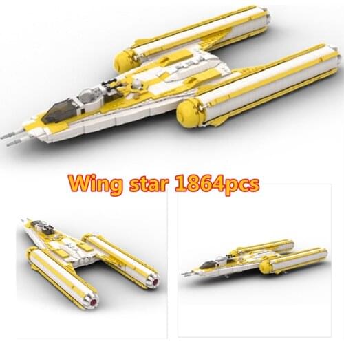 New Space Series Y-wing Fighter MOC-55818 Model Building Blocks Assembly Buildmoc Bricks DIY Kids for Toys Xmas Education Gifts