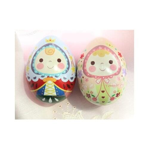 20pcs Easter eggs, full moon celebration, happy egg box, sweet candy tinplate, princess, prince, treasure, female treasure box