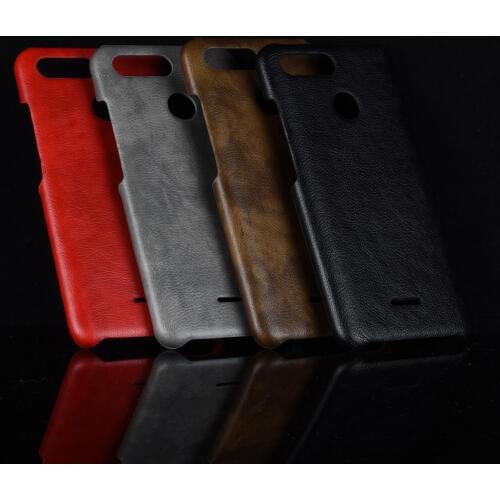 Subin Slim Cases For Xiaomi Redmi 6 Case luxury Litchi Skin Pattern PU Leather and PC Book Cover For Xiaomi Redmi 6 Phone Case