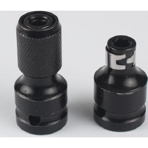 1pcs Converter 1/2" Square To 1/4" Hex Ratchet Socket Wrench Socket Adapter Spanner Set Drive Converter Impact Tools