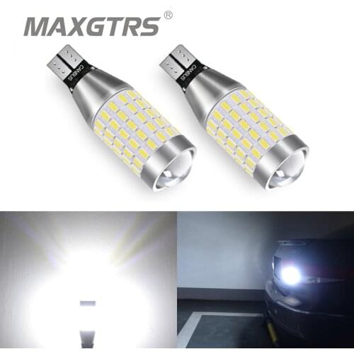 2x T15 T10 LED W16W Canbus LED Bulb 912 921 87 SMD 3014 Chipsets Car Backup Reverse Parking Light Bulbs Xenon White Error Free