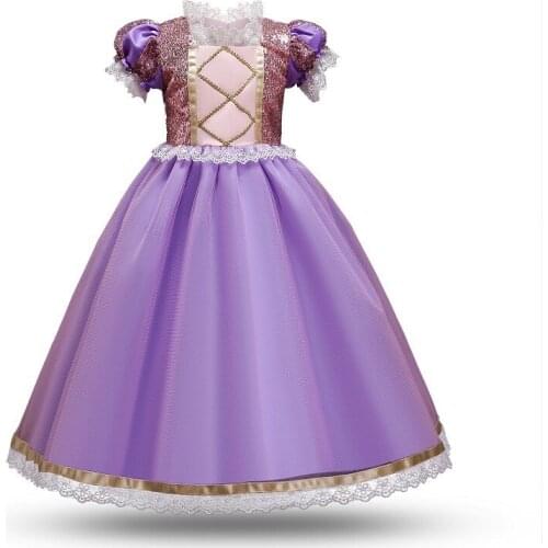 Kids Baby Girls Princess Costume Halloween Christmas Cosplay Clothes Party Role-play Children Fancy Dresses For Girls