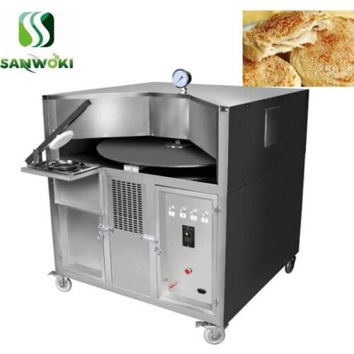 GAS heating Pita Oven wheat pancake roaster machine Arabia bread maker machine electric rotary pizza baking machine Chapati oven