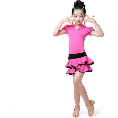 Hot 2019 explosion models girls Latin dance costumes Childrens Day dance costumes performance clothing