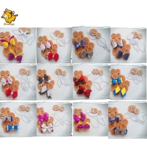 Bow Tie Metal Cutting Dies Stencil Template for DIY Embossing Paper Photo Album Gift Cards Making Scrapbooking Dies New 2020