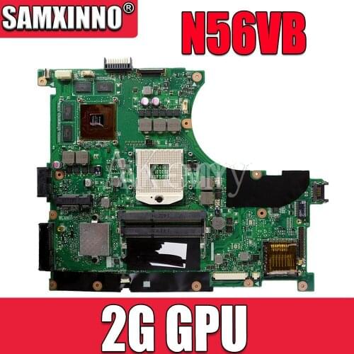 N56VB motherboard For Asus N56VM N56VB N56VV N56VZ Laptop motherboard REV2.0 N56VB GT740M 2G support I7 original