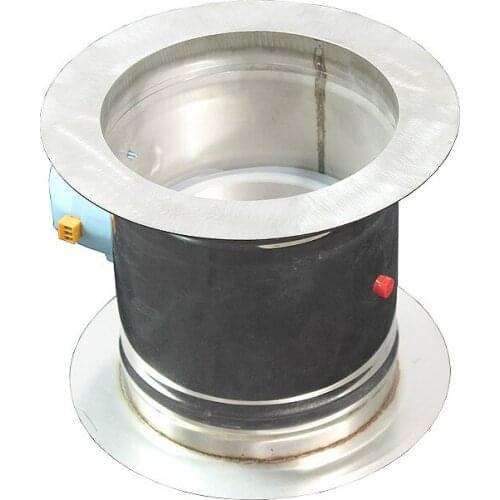 Stainless HVAC Dampers Motorized Air Damper Air Duct Valve Dia. 80mm-300mm Flange Type With High Torque Actuator AC220V / DC24V