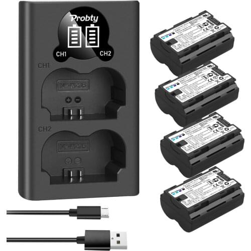 Original Probty For Fujifilm NP-W235 NP W235 Camera Battery+ LED USB Dual Charger for Fujifilm Fuji X-T4, XT4 camera