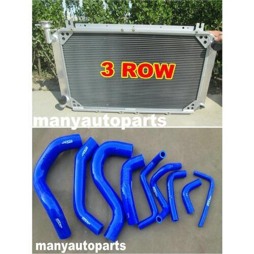 Radiator &blue hose FOR NISSAN Patrol Y60 GQ 2.8L RD28T Turbo Diesel 1994-1997 1995 1996