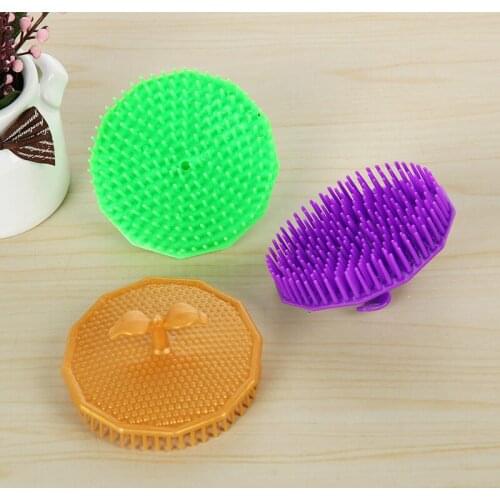 1PCS Cute Hair Combs Massage Hair Brush Wide Tooth Comb Head Massager Salon Beard Tool Round Hairbrush Hair Wash Tools