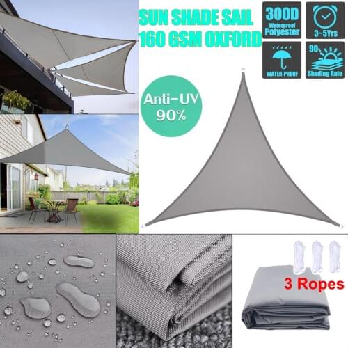 Oxford Net Garden Awning Fabric Triangle Sail Gazebo for and House Shade Cover Shades Canvas Plug Up Swimming Pool Sun Patio