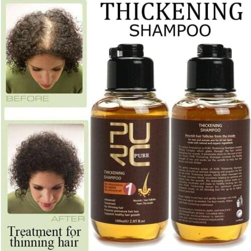 Pure Herbal Ginger Shampoo Essence Oils Treatment For Hair Promote Thicken Root Loss Care Growth 100ml Hair Shampoo Repair R8H9