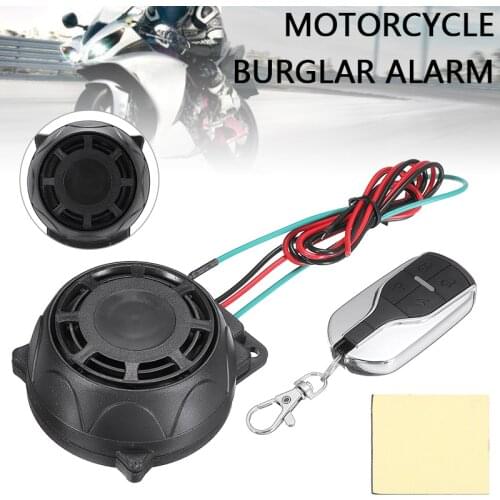 1set Waterproof Motorcycle Scooter Anti-theft Security Alarm Sensor System Immobiliser Remote Control 315MHZ Horn 115dB-120dB