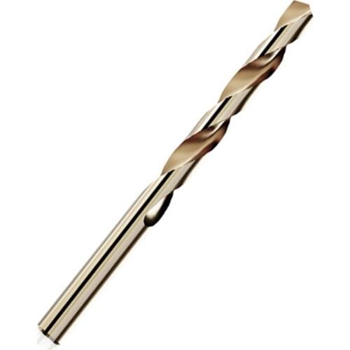 Twist Drill Bit Stainless Steel Iron-Containing Metal-Containing Full-Grinding High-Speed Steel Straight Shank Drill Bit