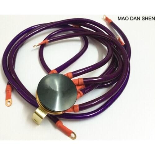 Universal car modification Professional 6-Point Car High Performance Grounding Earth Cable Wire / Advanced Ground Kits