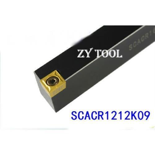 SCACR1212K09 12*12mm Metal Lathe Cutting Tools Lathe Machine CNC Turning Tools External Turning Tool Holder S-Type SCACR/L