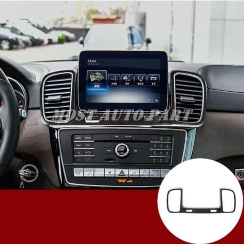 Inner Console Air Vent Outle Trim Cover For Benz GLE W166 Coupe C292 2015-2019 Black/Silver Car Decoration