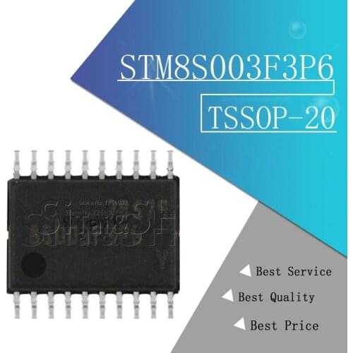 5PCS STM8S003F3P6 TSSOP-20 8S003F3P6 TSSOP20 STM8S003 TSSOP new and original IC