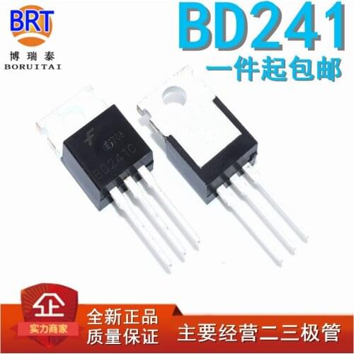 10pcs/lot BD241C BD241 Transistor TO-220