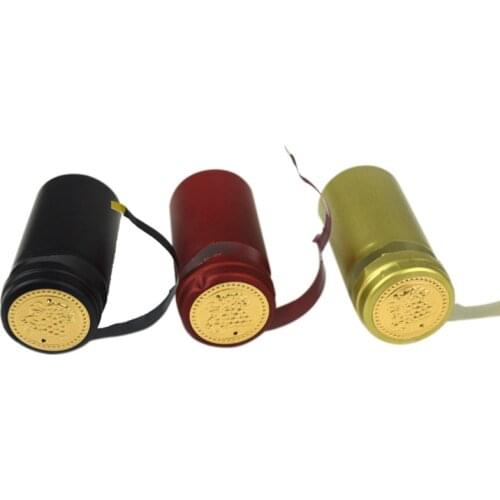 10Pcs Wine Bottle Heat Shrink Capsules Homebrew Top Cap Loose Line Peeling Easy