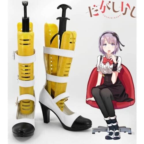 Anime Dagashi Kashi Shidare Hotaru Cosplay Shoes Boots Shidare Hotaru Cosplay Shoes Halloween Party Cosplay Shoes Free Shipping