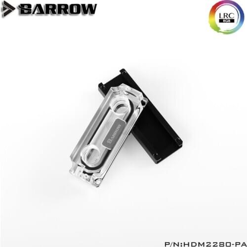 Barrow 2280 22110 PCIE SATA M2 SSD Water Cooling Block HDM2280-PA