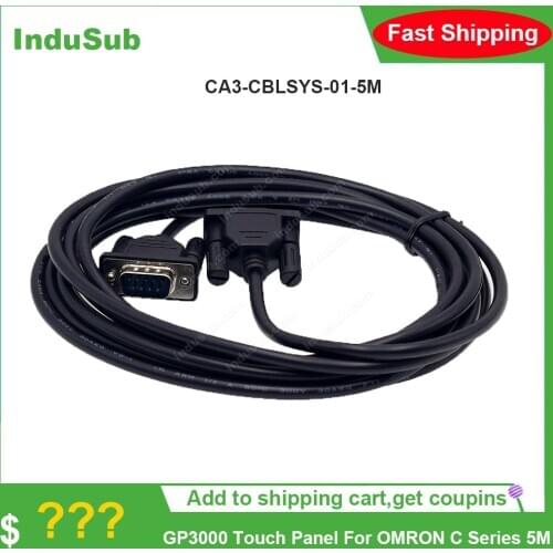 CA3-CBLSYS-01-5M Cable Connect Proface GP3000 Touch Panel For OMRON C Series 5M