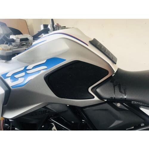 Black Rubber Motorcycle Tank Traction Side Pad for G310GS 2018-2019