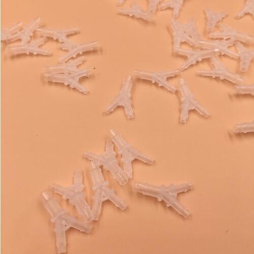 Eco solvent printer Allwin Galaxy Xuli Roland Mimaki Mutoh Flora Plastic ink hose connectors Y shape fitting 20pcs