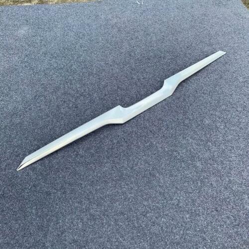 For Toyota Raize 2020 2021 Chrome Rear Trunk Lid Cover Trim Tailgate Strip Back Door Boot Garnish Accessories Styling