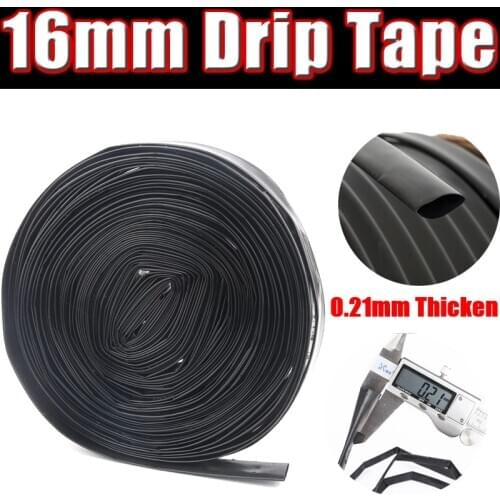 5M/Lot 16mm 1-Hole Drip Irrigation Tape Fruit Tree Agricultural Planting Seepage Pipe Greenhouse Irrigation Drip Hose