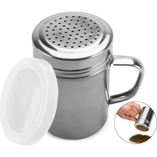 Kapmore 1/3pcs High Quality Seasoning Bottle Stainless Steel Seasoning Shaker Spice Bottle With Plastic Lid Kitchen Tools