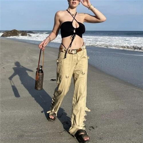 Summer Sexy Women Tank Top Clubwear Top 2021 Women Halter Black Camis Streetwear