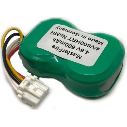 MasterFire 2pcs/lot Original 4.8V 600mah 4/V600HRT Ni-MH Battery Rechargeable NiMH Batteries with plugs Made in Germany