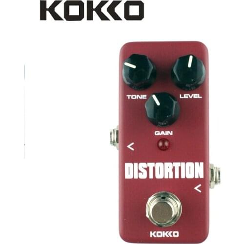 KOKKO FDS2 Mini Distortion Pedal Portable Guitar Effect Pedal High Quality Guitar Parts & Accessories