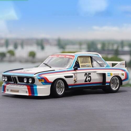 Diecast 1:18 CSL25 Car Model 3.0 Rally Vehicle Simulation Alloy Model Metal Adult Collection Souvenir Ornaments Display Toy Gift