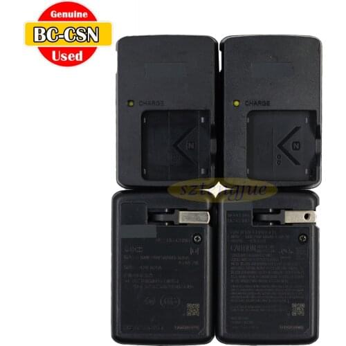 Used Genuine BC-CSN Charger For DSC-W570 WX5C WX7 WX9 TX66 TX55 TX300 TX200 TX20 TX55 WX50 WX70 WX100 WX200 WX220 NP-BN1 NP-BN