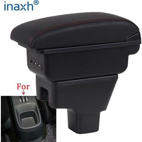 For SUZUKI SX4 Armrest Interior Parts Car Armrest box Retrofit parts Storage box car accessories Interior with USB LED