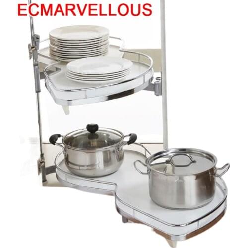 Rangement Cuisine Almacenaje Armario Platos Dish Drainer Stainless Steel Hanging Cozinha Rack Kitchen Cabinet Storage Basket