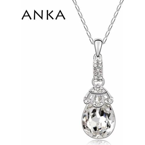 Hot Sale Jewelry Crown Crystal Pendant Necklace Polishing Mirror Finish With Rhodium Plated Crystals from Austria #99224
