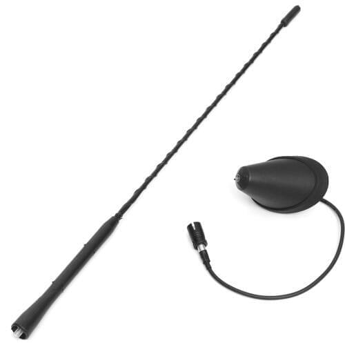 16 inch Universal AM/FM Aerial Antenna Roof Mast Base For VW/Skoda/Audi/Golf/Passat MK5 2000 2001 2002 2003 2004 2005 2006 2007