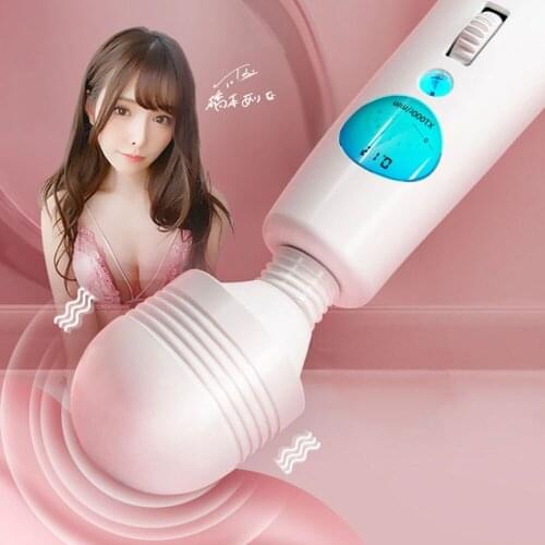 Huge Magic Wand Vibrators for women, USB Charge Big AV Stick Female G Spot Massager Clitoris Stimulator Adult Sex Toys for Woman