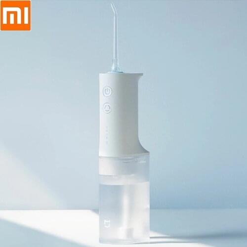 Xiaomi Mijia Oral Irrigator USB Rechargeable Teeth Flusher Dental Water Flosser Portable Adult Health Flusher Teeth Cleaner